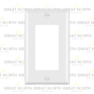 Decorator/GFCI Standard Plastic Wallplates : 1 Gang Decorator Plate