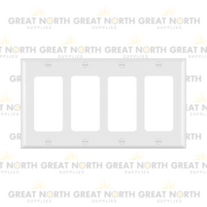 Decorator/GFCI Standard Plastic Wallplates