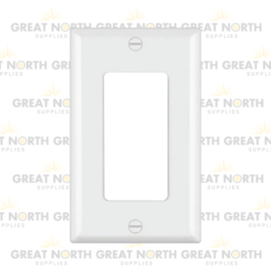 Standard Plastic Wallplates : 1 Gang Decorator  Mid-size