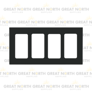 Decorator/GFCI Standard Plastic Wallplates : BS18034