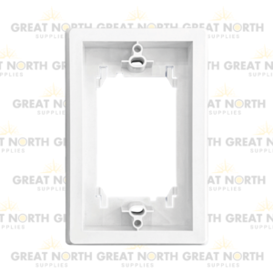 Standard Plastic Wallplates : 1 Gang Extention Plate