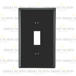 Standard Plastic Wallplates : 1 Gang Toggle Plate