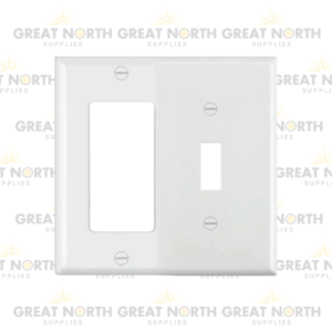Standard Plastic Wallplates : GFCI &  Toggle Switch Plate