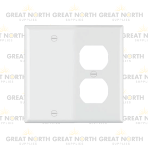 Standard Plastic Wallplates : Duplex Outlet &  Blank Face Plate