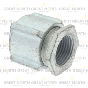 Conduit Coupling : Malleable Three Piece Coupling