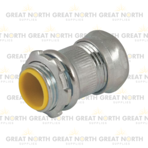 Conduit Fitting and Accessories : Steel Fittings : EMT Insulated Compression Connector