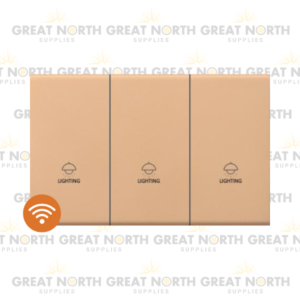 Tact Switch- US Series : 3 gang Tact Touch Wi-fi BLE Switch