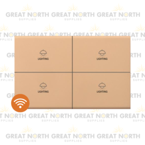 Tact Switch- US Series : 4 gang Tact Touch Wi-fi BLE Switch
