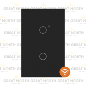 Wifi Switch- US Series : 2 gang Touch Wi-fi BLE Switch